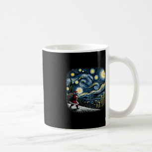 Taza De Café Noche Van Gogh Starry Santa Navidades Invierno Sno
