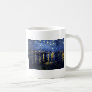Taza De Café Noche Van Gogh Starry Sobre Rhone