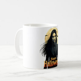 Taza De Café Noche Witchy Halloween