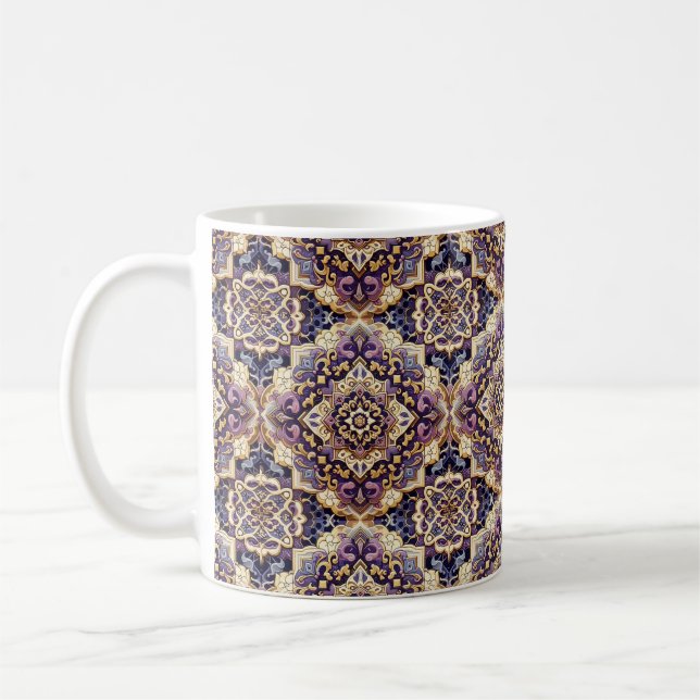 Taza De Café Noches marroquíes en patrón festivo (Izquierda)