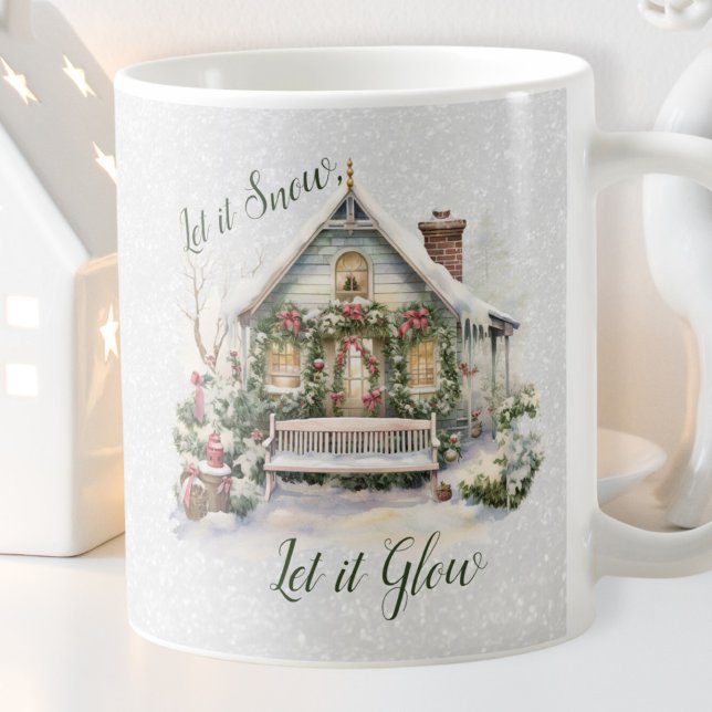 Taza De Café Nochevieja Escena De Invierno De Año Nuevo: Navida (Subido por el creador)