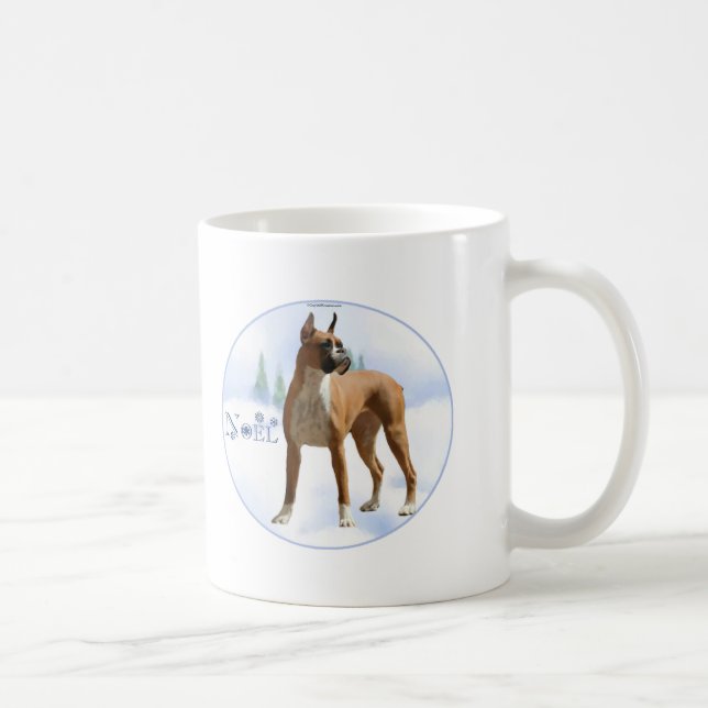 Taza De Café Noel Boxer (Derecha)