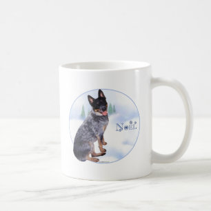 Taza De Café Noel de perro de ganado de Australia