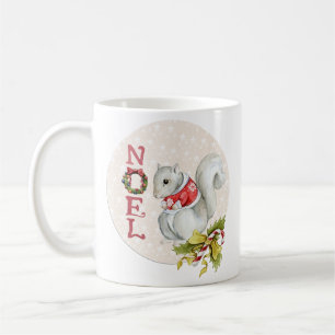 Taza De Café Noel Squirrel festivo