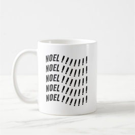 Taza De Café Noel Typography