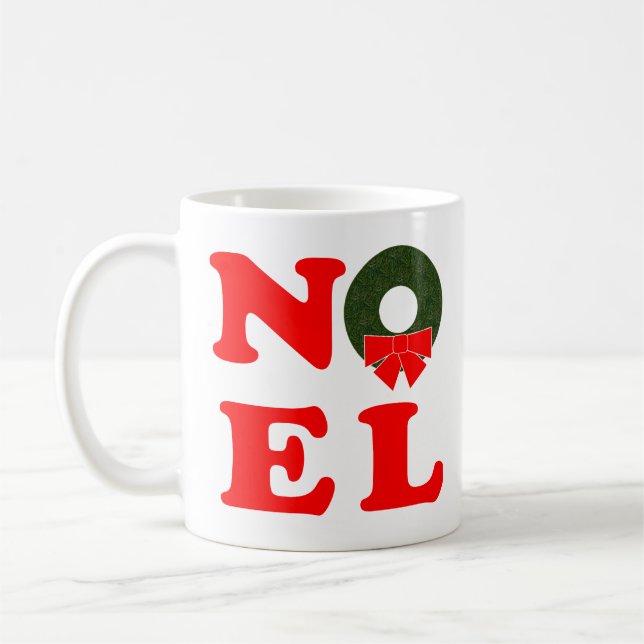Taza De Café NOEL Wreath Mug (Izquierda)