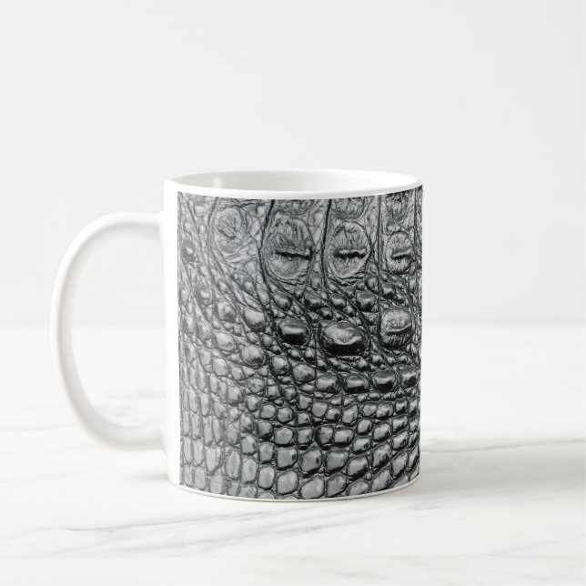 Taza De Café Noir cocodrilo: Mistique de cuero negro (Izquierda)