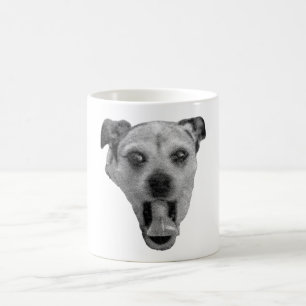 Taza De Café Noir Pup, gran humor