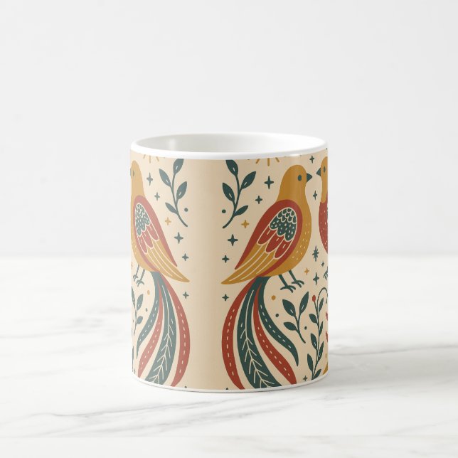 Taza De Café Nokshi Katha : Bird (Pakhi) (Centro)