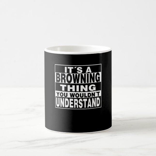 Taza De Café NOMBRAMIENTO de apellido regalo personalizado (Centro)