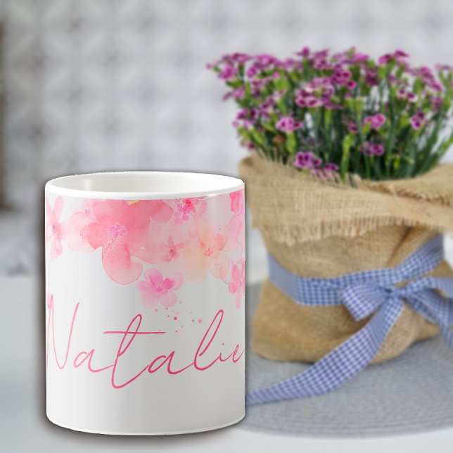 Taza De Café Nombre blanco silvestre acuarela (Subido por el creador)