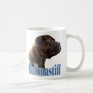 Taza De Café Nombre (brindle) de Bullmastiff