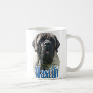 Taza De Café Nombre (brindle) del mastín