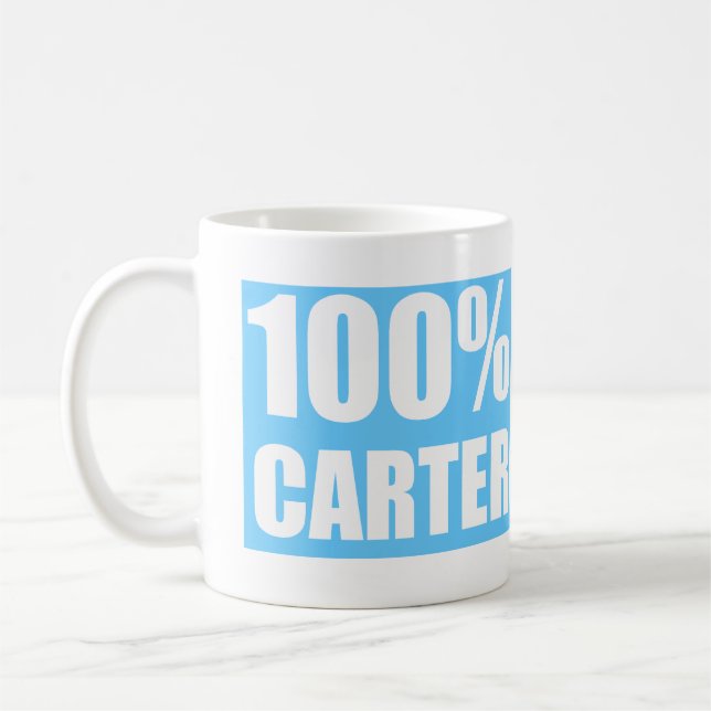 Taza De Café nombre Carter (Izquierda)