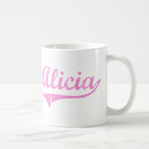 Taza De Café Nombre clásico del estilo de Alicia