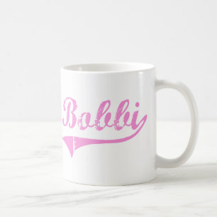 Taza De Café Nombre clásico del estilo de Bobbi