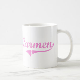 Taza De Café Nombre clásico del estilo de Carmen