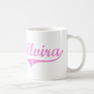 Taza De Café Nombre clásico del estilo de Elvira