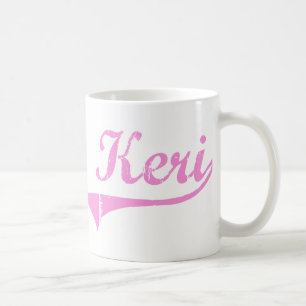 Taza De Café Nombre clásico del estilo de Keri