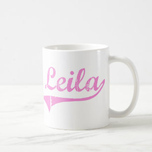 Taza De Café Nombre clásico del estilo de Leila