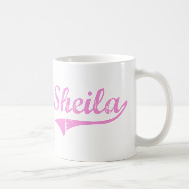Taza De Café Nombre clásico del estilo de Sheila (Derecha)