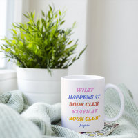Nombre colorido de la cita del club de libros dive
