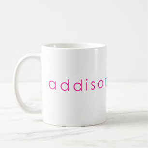 Taza De Café Nombre de Addison, para Addison