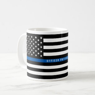 Taza De Café Nombre de agregado de la bandera estadounidense de