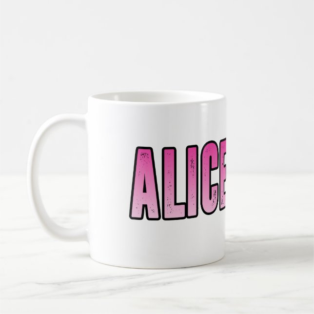 Taza De Café Nombre de Alice (Izquierda)