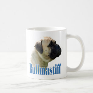Taza De Café Nombre de Bullmastiff (fawn)