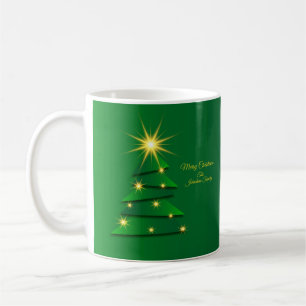 Taza De Café Nombre de cambio de árbol verde de ajuste coincide