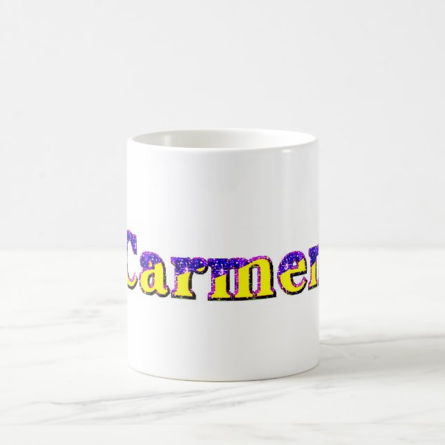Taza De Café Nombre de Carmen (Centro)