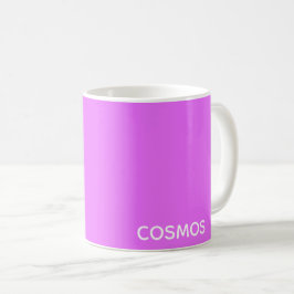 Taza De Café Nombre de color púrpura Cosmos