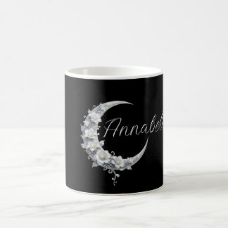 Taza De Café Nombre de diosa lunar personalizado celestial en n