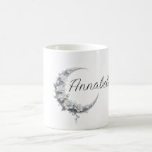 Nombre de diosa lunar personalizado floral celesti