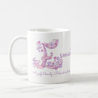 Taza De Café Nombre de ejemplo que significa flor cardíaca E mo