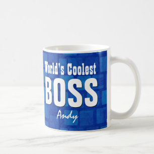 Taza De Café Nombre de encargo V21D de los ladrillos azules má