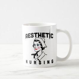 Taza De Café nombre de enfermera estética personalizada rn rega