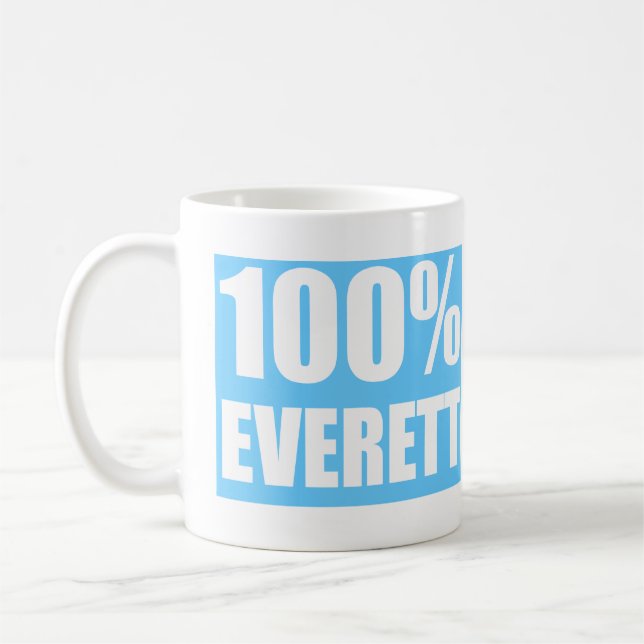 Taza De Café Nombre de Everett (Izquierda)