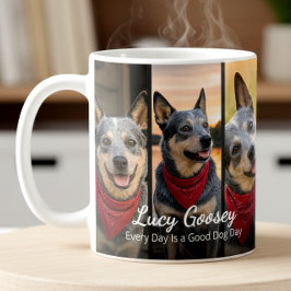 Taza De Café Nombre de foto de perro 6 Foto