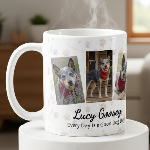 Taza De Café Nombre de foto de perro Dicho lindo