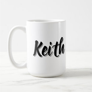 Taza De Café Nombre de Keith Mens,