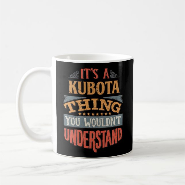Taza De Café Nombre de Kubota (Izquierda)