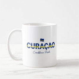 Taza De Café Nombre de la isla de Curaçao | Orgullo cotidiano
