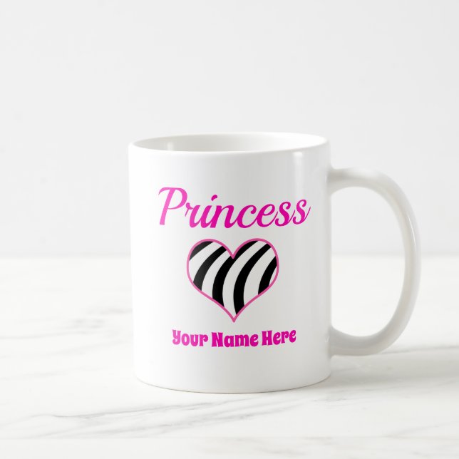 Taza De Café Nombre de la Princesa (Derecha)