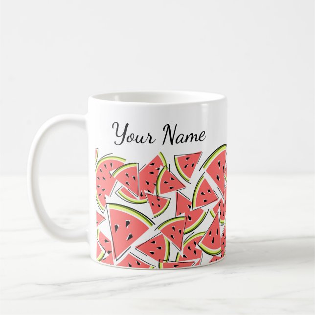Taza De Café Nombre de la sandía (Izquierda)