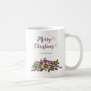 Taza De Café Nombre de las arañas de velas de las flores clásic