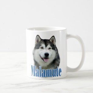 Taza De Café Nombre de Malamute de Alaskan