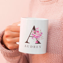 Nombre de monograma de escritura en negrita negro 