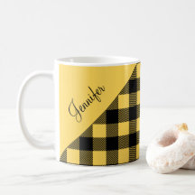 Nombre de Patrón de Cuadro Escocés Amarillo Modern